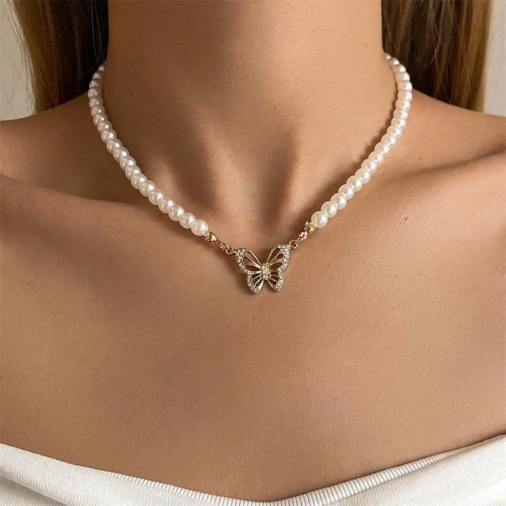 BowLift | Treasure Pearl Delicate Zircon Necklace