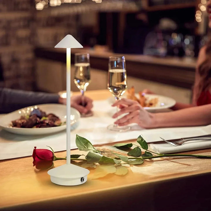 BowLift | Rechargeable Table Lamp Creative Dining Room Touch Led Hotel Bar Coffee Pina Pro Table Lamp Decorative Desk Lamp