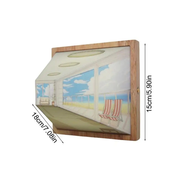BowLift | 3D Vision Play Wall Lamp Art