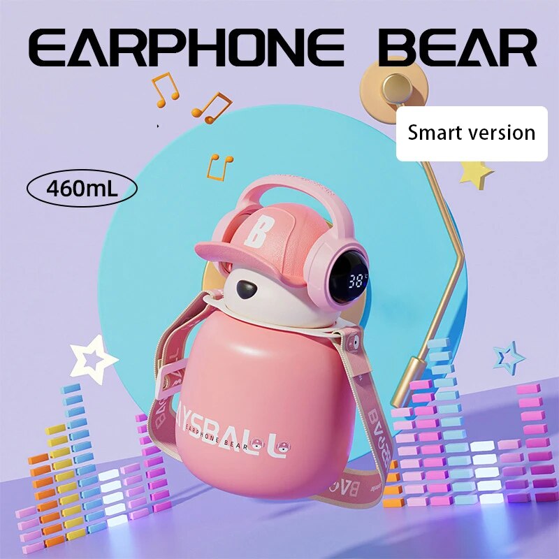 BowLift | DJ Bear Stainless Steel Thermos