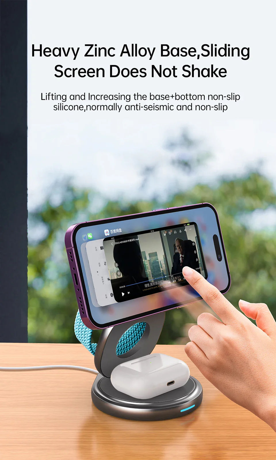 BowLift | 3 in 1 Foldable Magnetic Wireless Charger