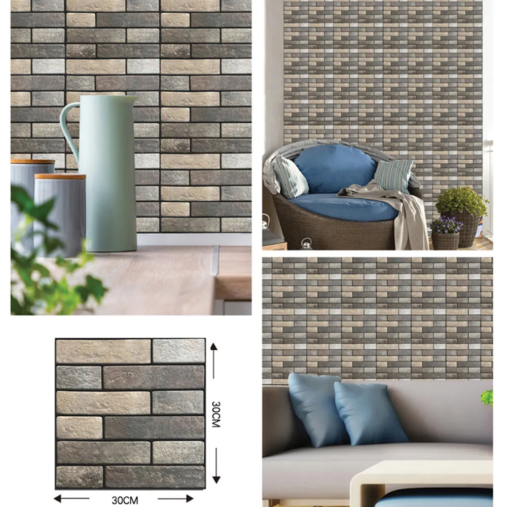 BowLift | 3D Wall Brick Pattern Decal