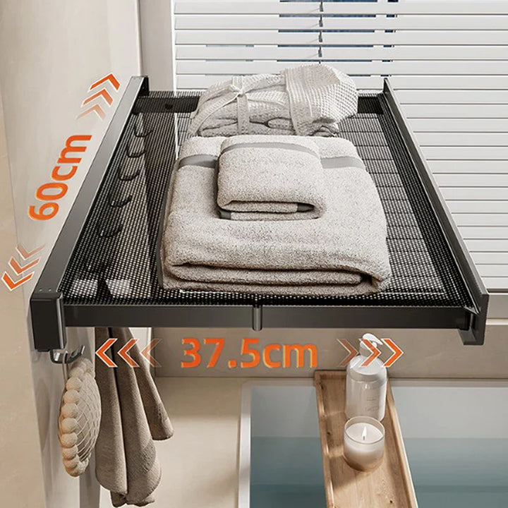 BowLift | Ultra Suction Expandable Towel Storage Organizer Rack