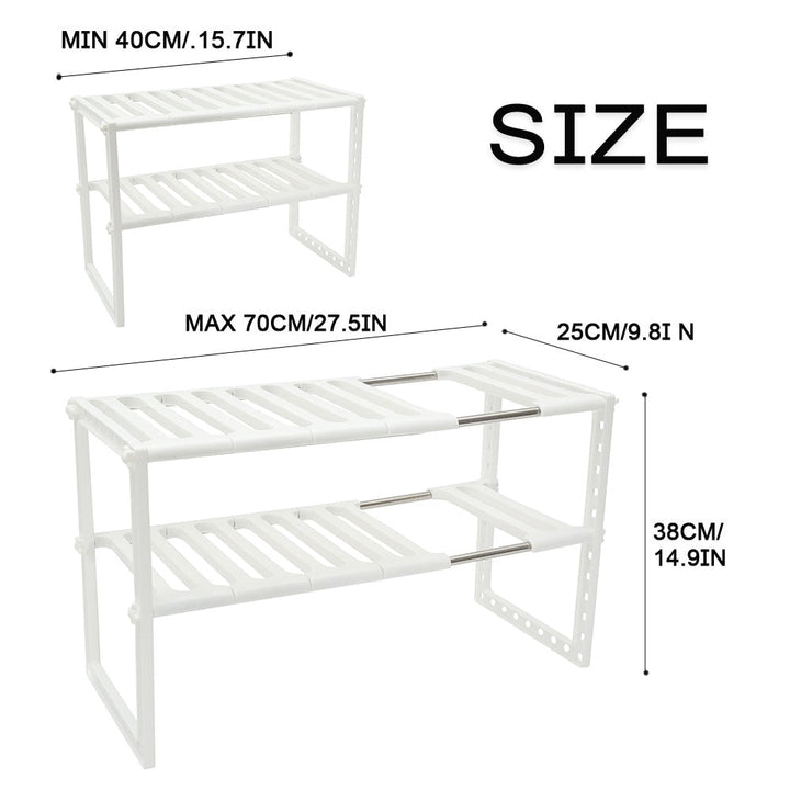 BowLift | Under Sink Magic Organizer Adjustable Rack