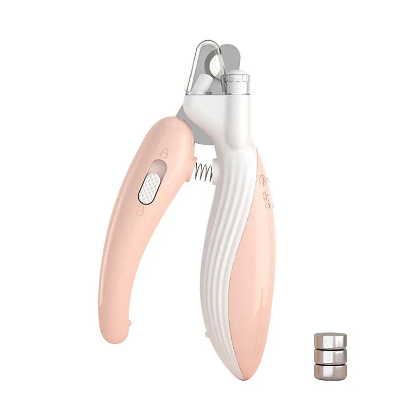 BowLift | LumiPaw Pro | Professional Nail Clipper with LED Light | Safe Cut for Dogs, Cats & Small Animals | Stainless Steel Blades & Non-Slip Handle