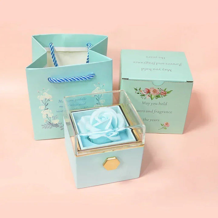 BowLift | Eternal Rose Spin Display Jewelry Box