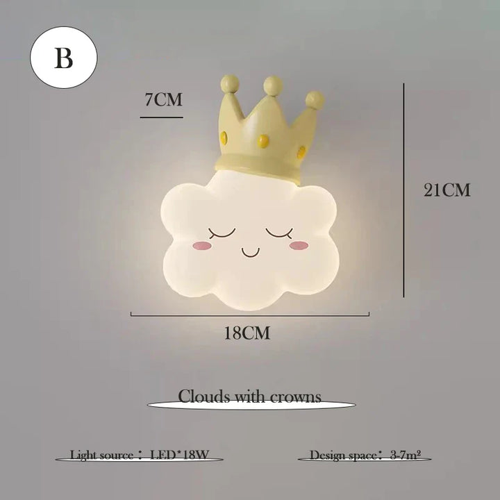 RomanticCloud - Magical Wall Lamp for the Room Bowlift
