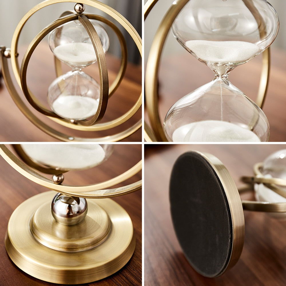 BowLift | Time Charmer Metal Hourglass Decor