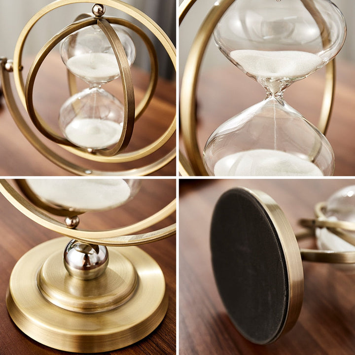 BowLift | Time Charmer Metal Hourglass Decor