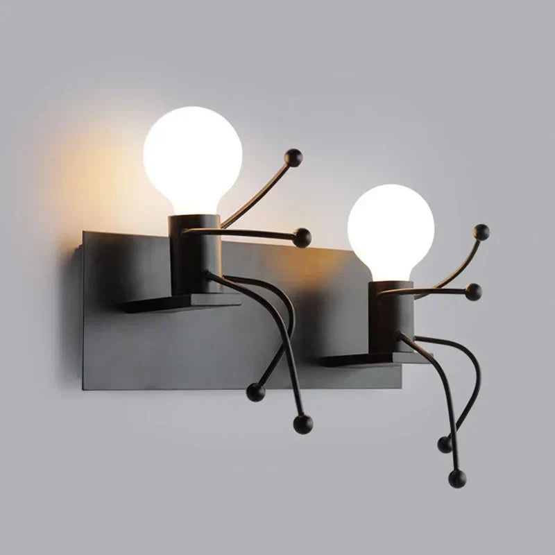 RobotLume – Trendy LED Wall Lamp for Kids Bowlift