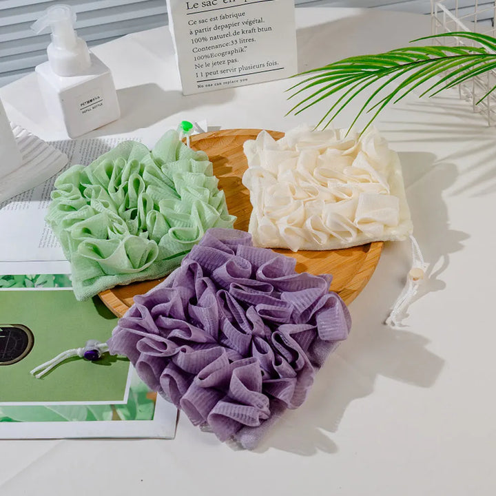 BowLift | 2-In-1 Exfoliating Mesh Shower Sponge