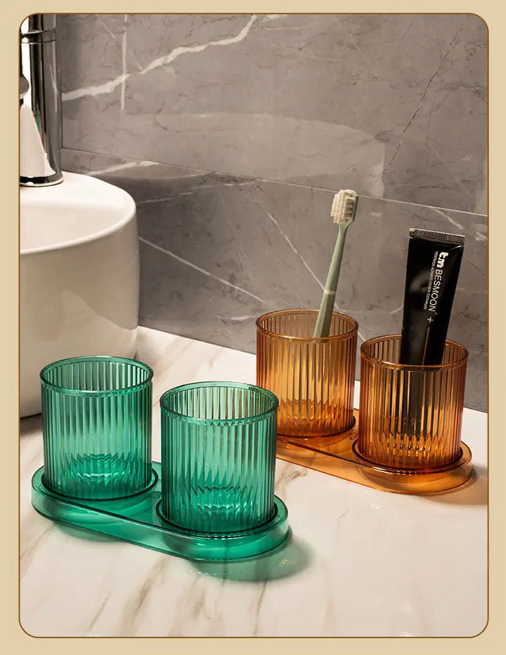 ColorSip HomeCup – Colorful Anti-Drop Bathroom Cup Bowlift