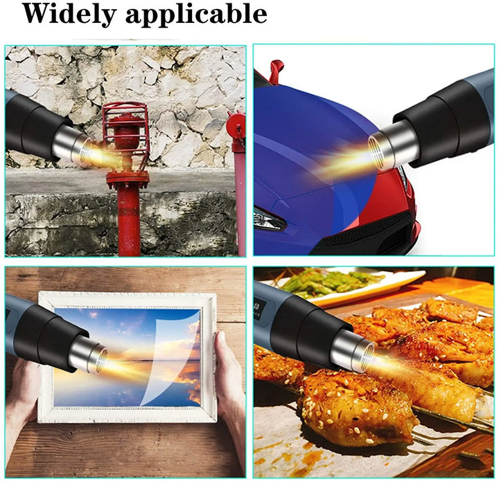 BowLift | 2000W Industrial Electric Heat Gun with Digital LCD Display Adjustable Temp – ProTherm