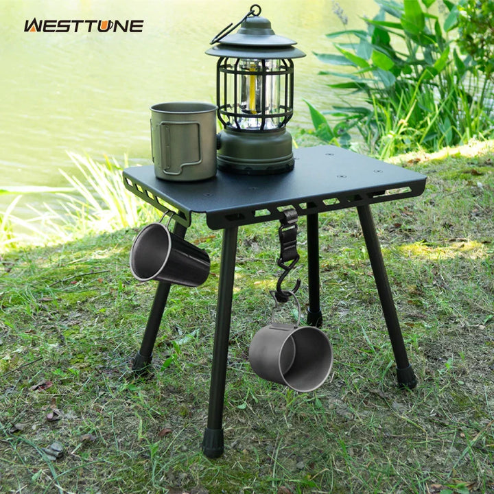 BowLift | TrekFold Camping Stool | Ultralight & Foldable | Aluminium | Multifunctional