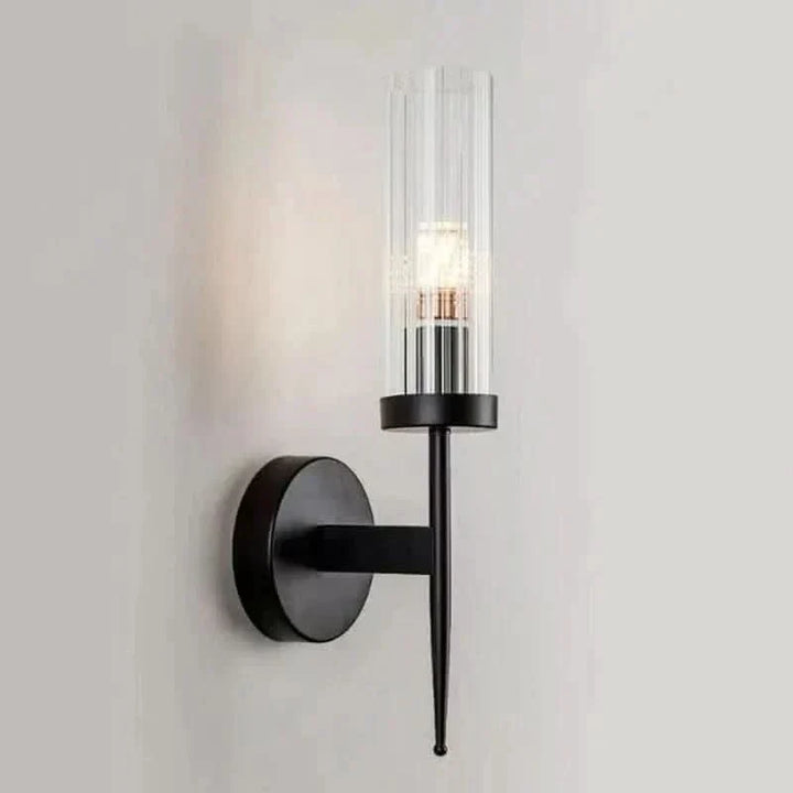 BowLift | Stainless Steel Wall Lamp with Glass Shade
