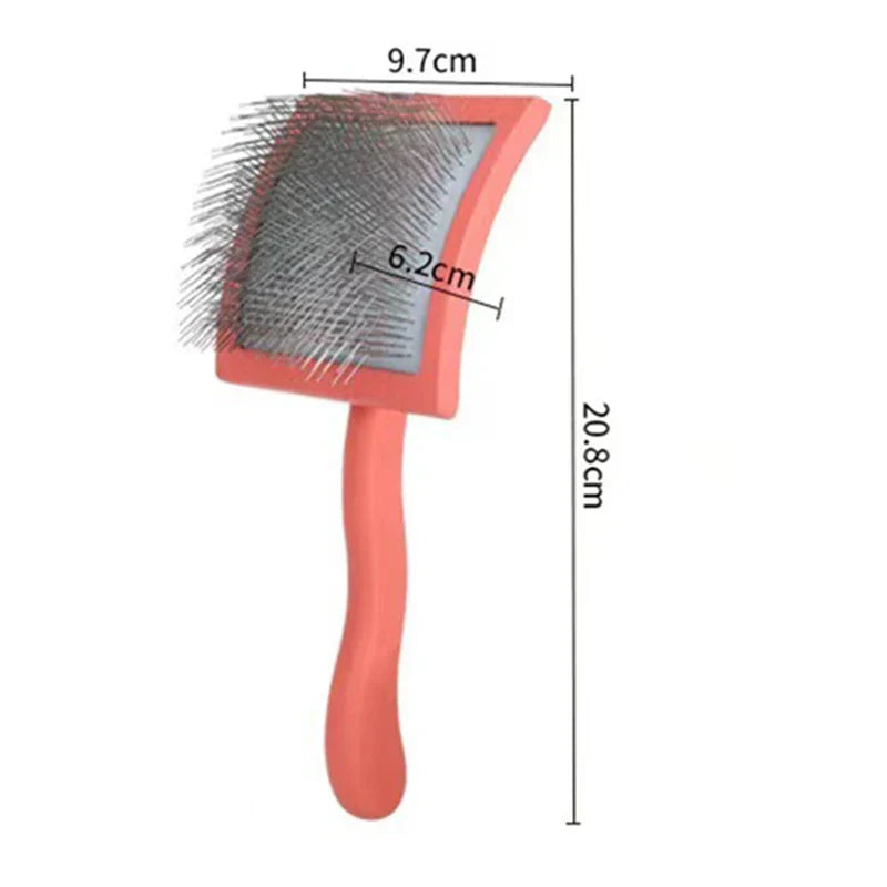 BowLift | Natural Fur Care Brush ProRake | Manual Hair Removal Brush with Wooden Handle | Reusable & Durable | 21×10 cm