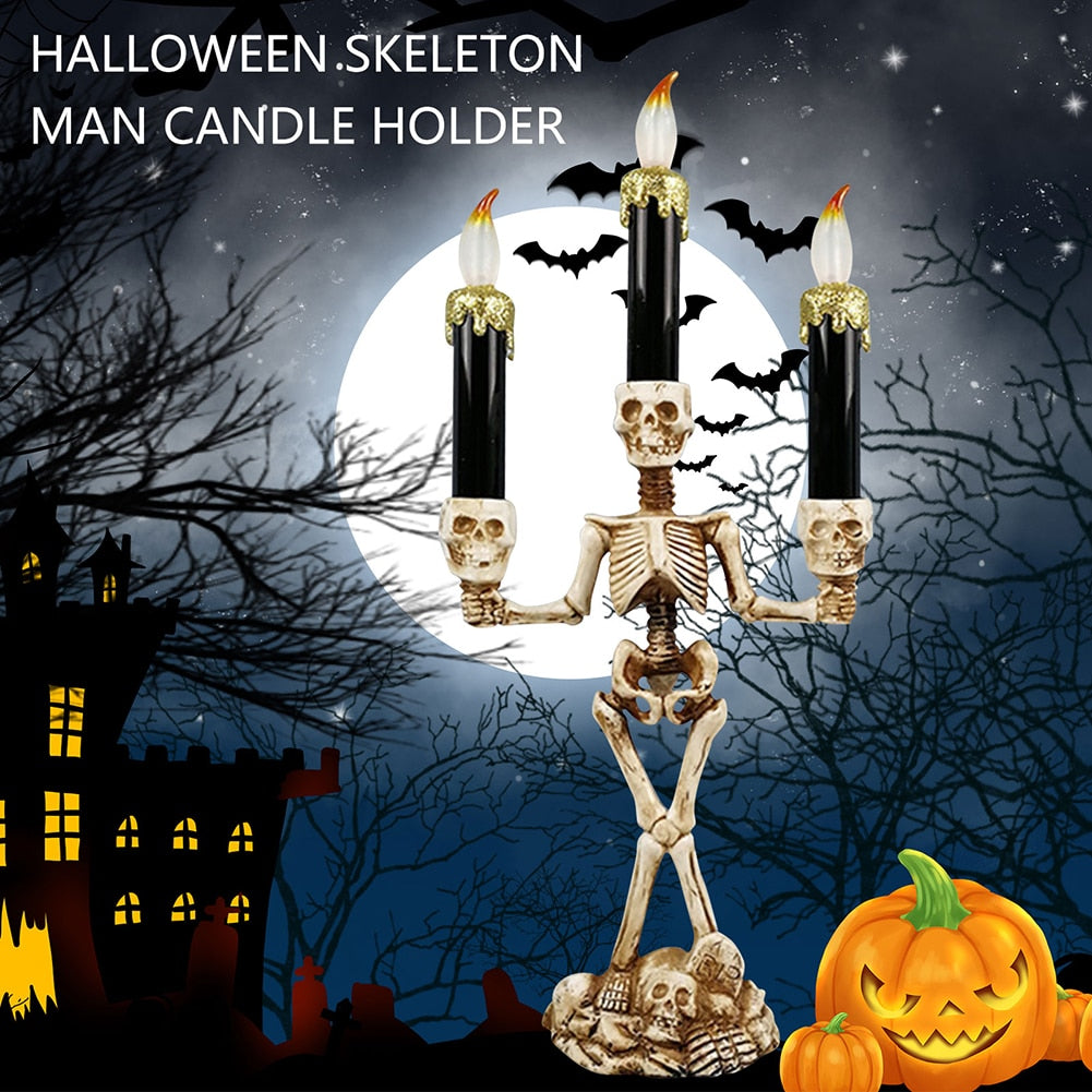 BowLift | Scary Skeleton Halloween Candle Lights