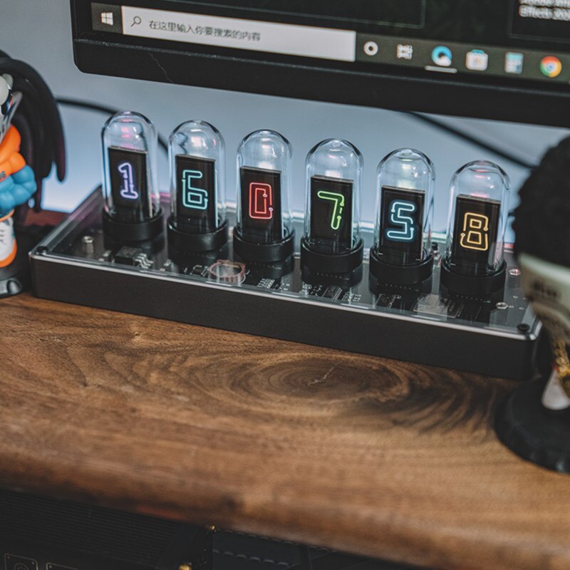 BowLift | Digital Creative Vintage Glass Tube Clock