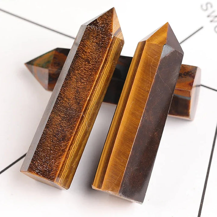 BowLift | Crystal Obelisk Elaria | Natural Stone Healing Stone | For Meditation & Reiki | 4–8 cm