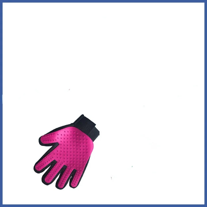 BowLift | Fur Care Glove PawLiss TouchGlove | 5-Finger Massage Glove for Dogs & Cats | 23.2×17.2 cm | TPR & Mesh | Left or Right