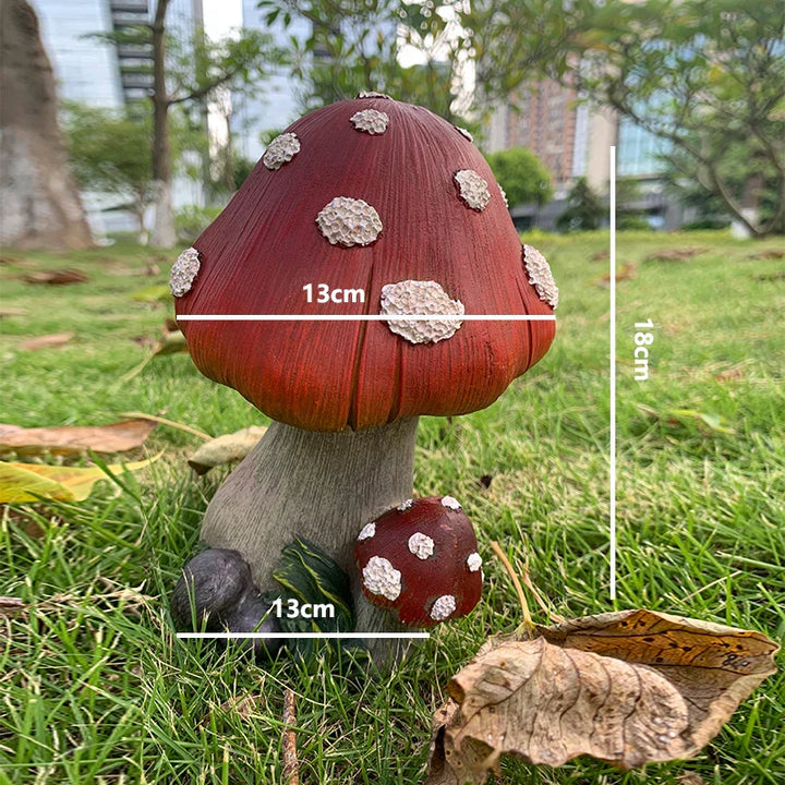 BowLift | Outdoor Fairy Mushroom Resin Garden Decor