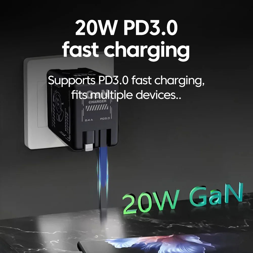 BowLift | 120W Fast Charging Retractable Charger