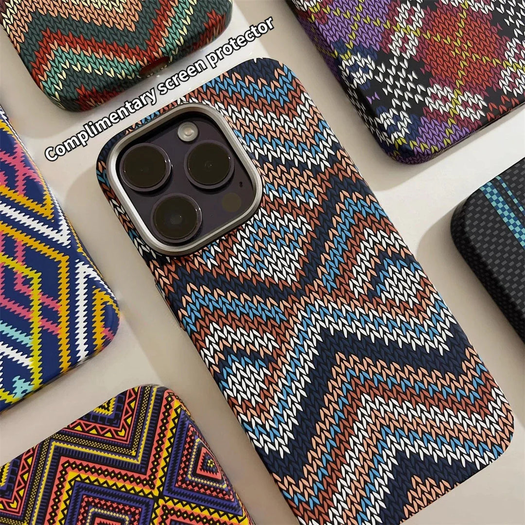 BowLift | Carbon Weave Sleek Texture iPhone Case