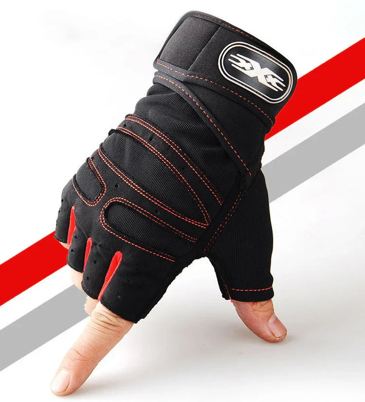 BowLift | Shock-Resistant and Supportive Gym Gloves - FitFlex