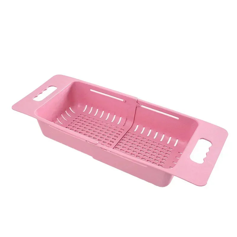 FlexDrain Draining Basket Kitchen – Adjustable Sink Organizer | Auto Drain & Fruit Vegetable Dryer | Space-saving Kitchen Accessory | Bowlift
