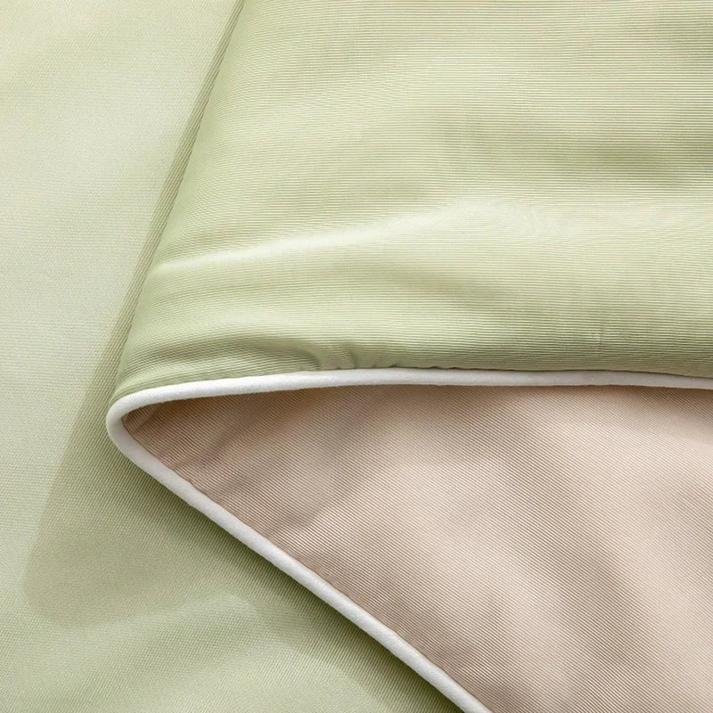 Air Condition Summer Comforter — Pure Color Ice Silk Cooling Blanket, Lightweight & Smooth Twin/King Size Quilt | Bowlift