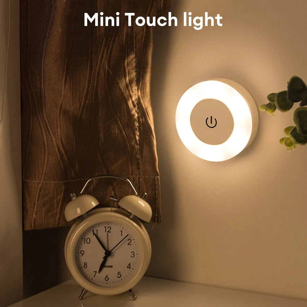 BowLift | LUMORA Touch LED Night Light | USB Rechargeable | Magnetic & Stepless Dimmable | Warm & Cold Light