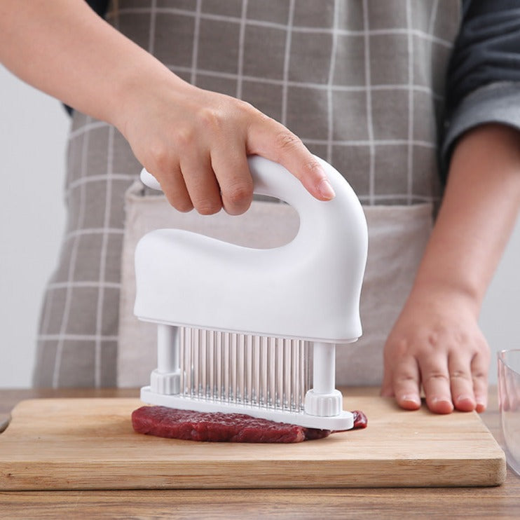 Meat tenderizer | 48 blade needle meat tenderizer stainless steel knife | Bowlift