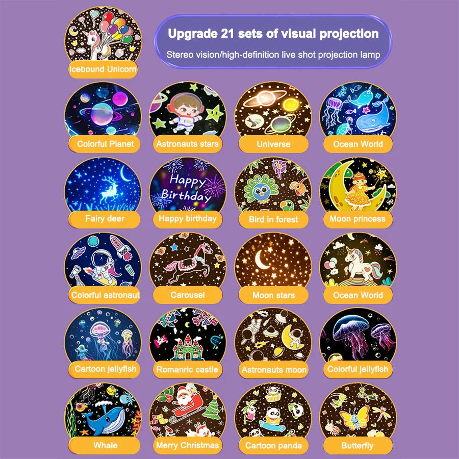 BowLift | Galaxy Navigator Rotating Star LED Projector