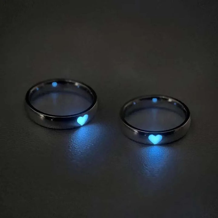 BowLift | Eternal Love Luminous Heart Couple Gift Ring