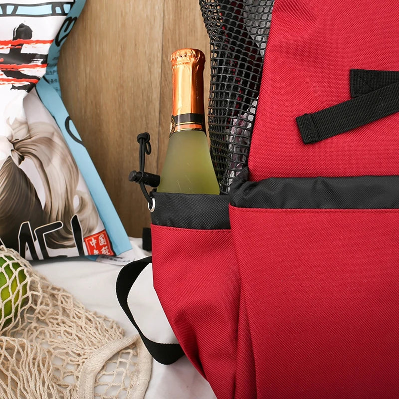 Dog backpack for outdoor & travel breathable Bowlift