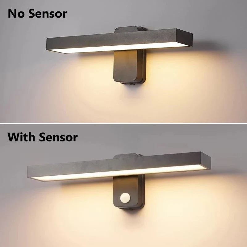 BowLift | LED Outdoor Wall Light VarioLux | Motion Sensor & IP65 | Rotatable | 30–50 cm