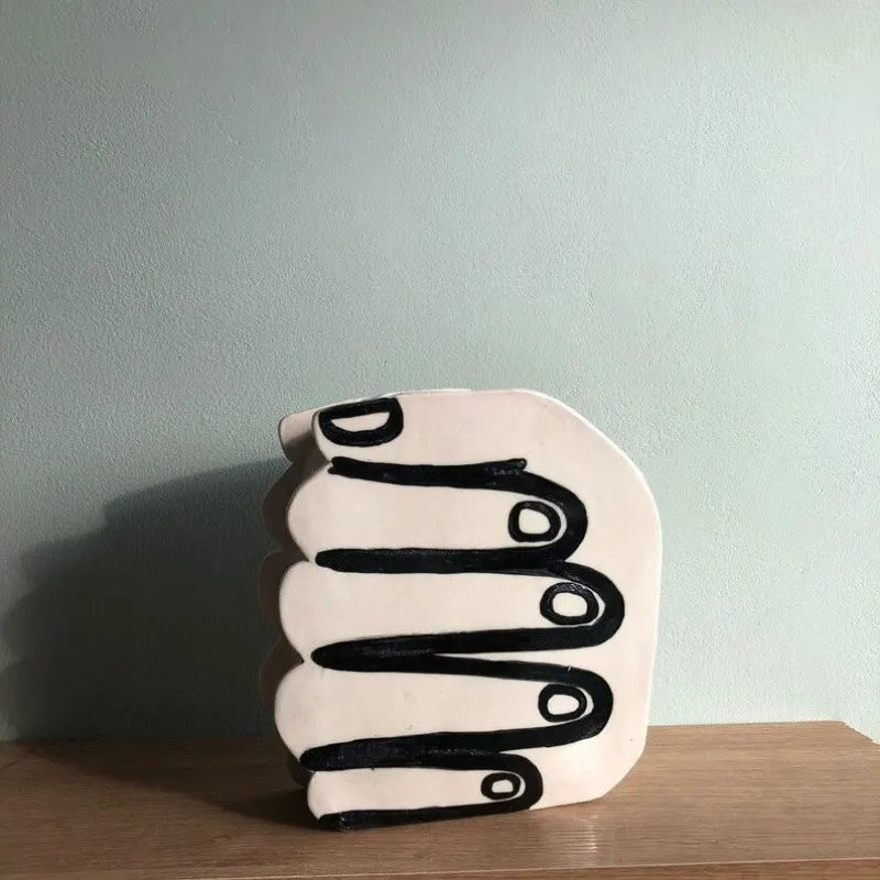Hand Holding Flowers Vase | Bowlift