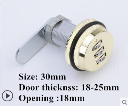 BowLift | 3-Digit Mechanical Password Cabinet Lock