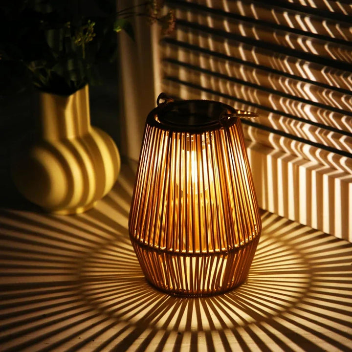 BowLift | Solar Outdoor Handwoven Garden Lamps | Waterproof Landscape Light for Villa & Terrace Decoration - Alpho