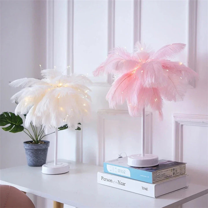 BowLift | LED Spring Table Lamp Night Light USB powered Remote Control Nightstand Lamps