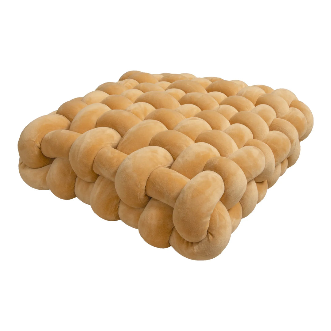 Chunky Woven Knot Cushion | Bowlift