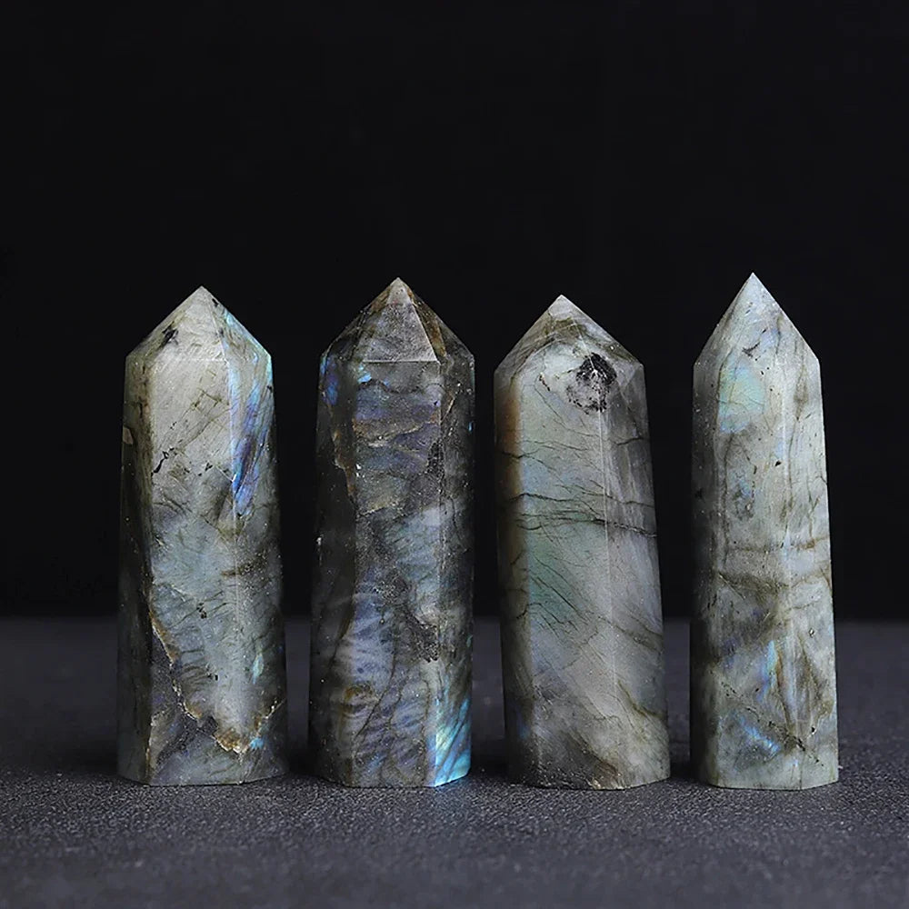 BowLift | Crystal Obelisk Elaria | Natural Stone Healing Stone | For Meditation & Reiki | 4–8 cm