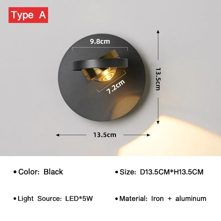 BrightTurn – Adjustable LED Wall Lamp for Any Space Bowlift