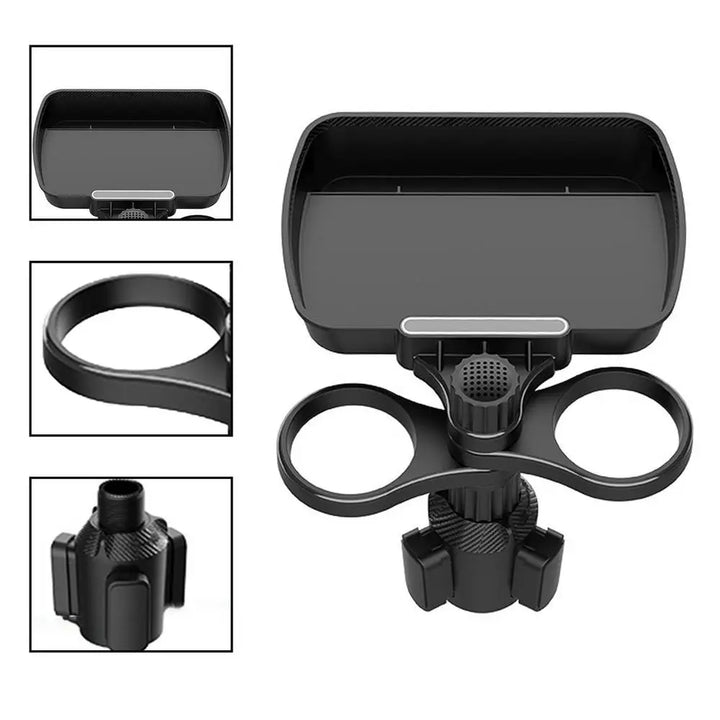 BowLift | Expandable Multifunctional Car Snack Table Cup Holder