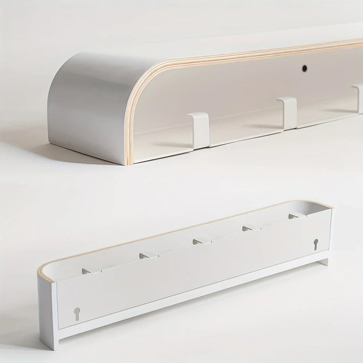 NordicHide Rack Wall wardrobe with shelf & hidden hooks Bowlift