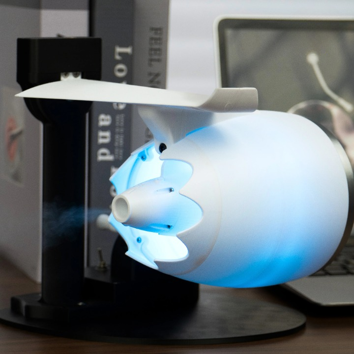 BowLift | Turbojet Fan-Style Mist Humidifier with RGB Lighting – AeroMist