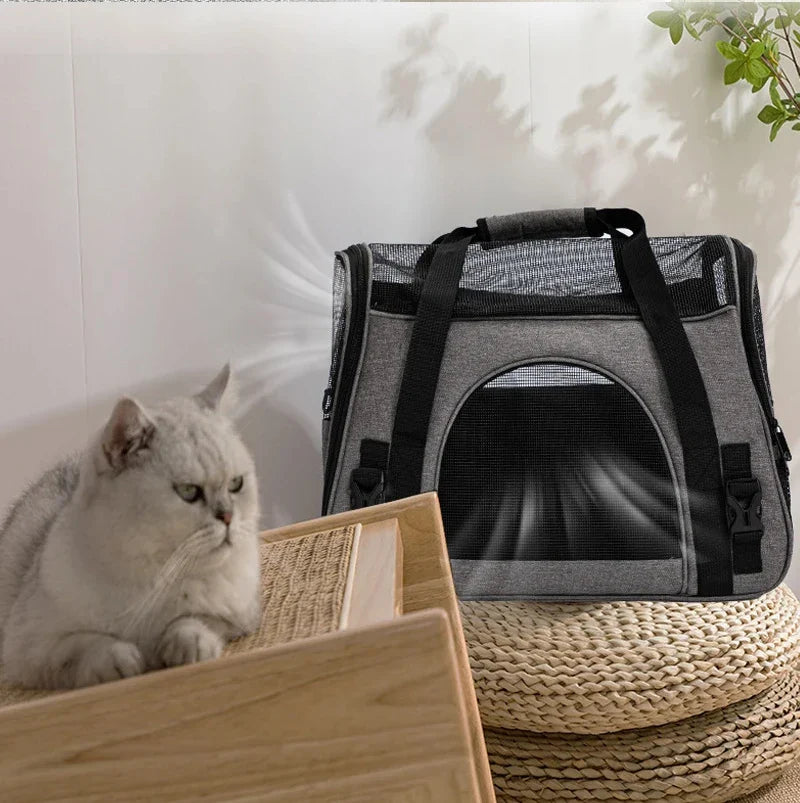 Foldable Pet Carrier for Travel Bowlift