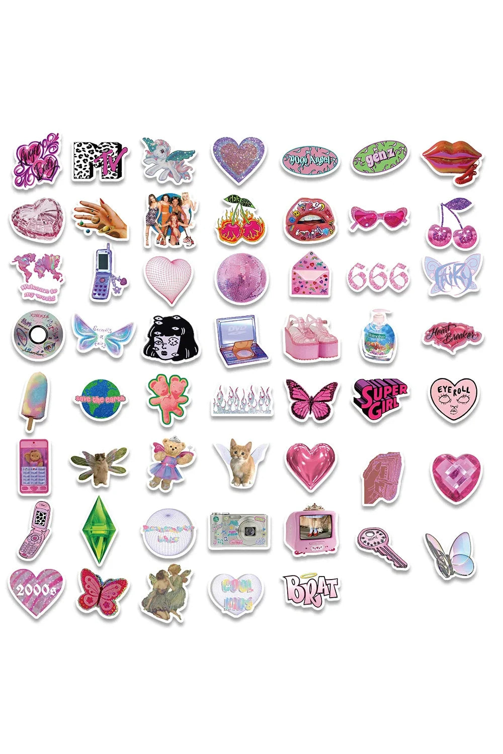 Y2K Cute Stickers | Bowlift