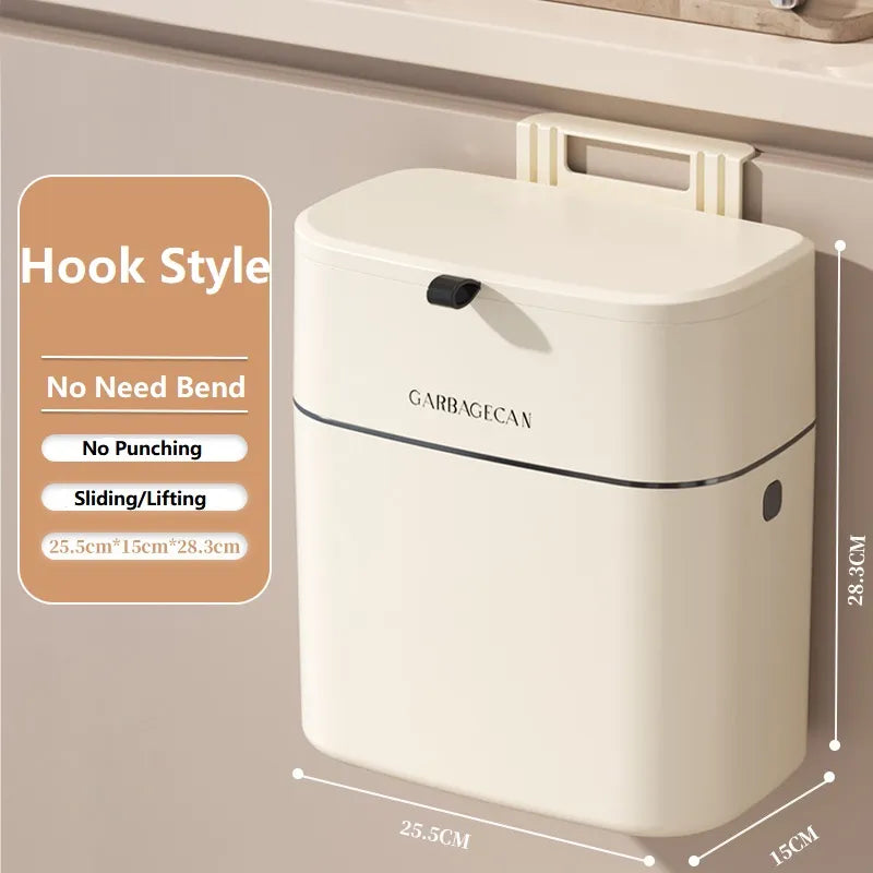 Space-Saver HangaBowlifte Home Mini Trash Bin | Bowlift