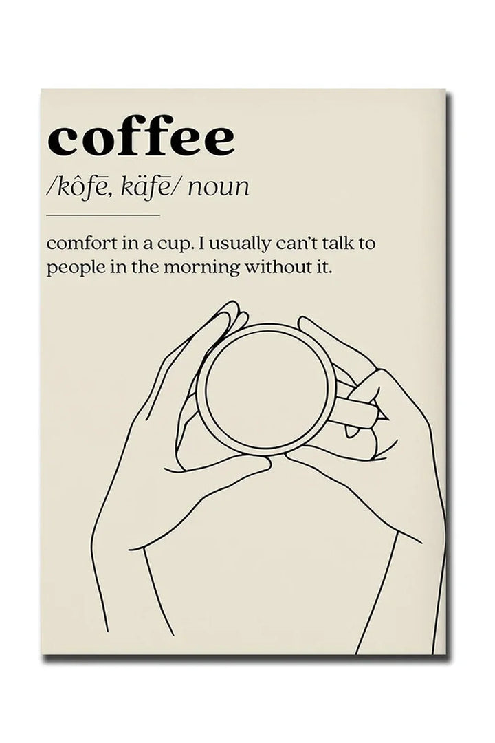 BowLift | Good Morning Coffee Canvas Poster